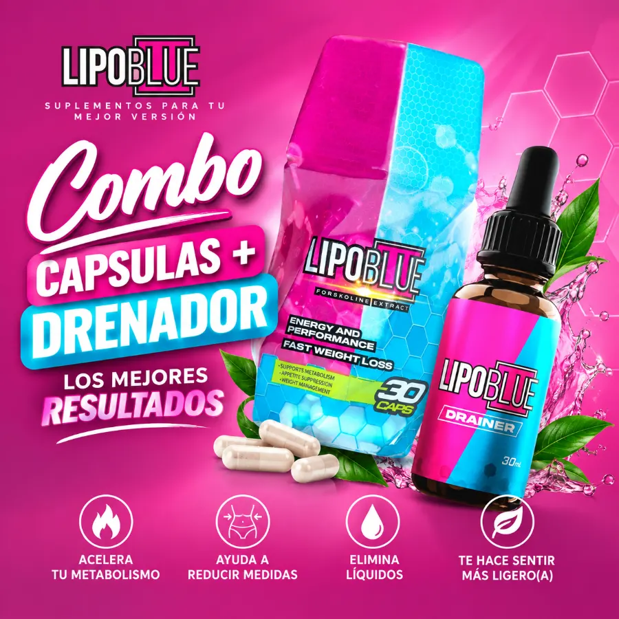 Combo Lipoblue + Drenador