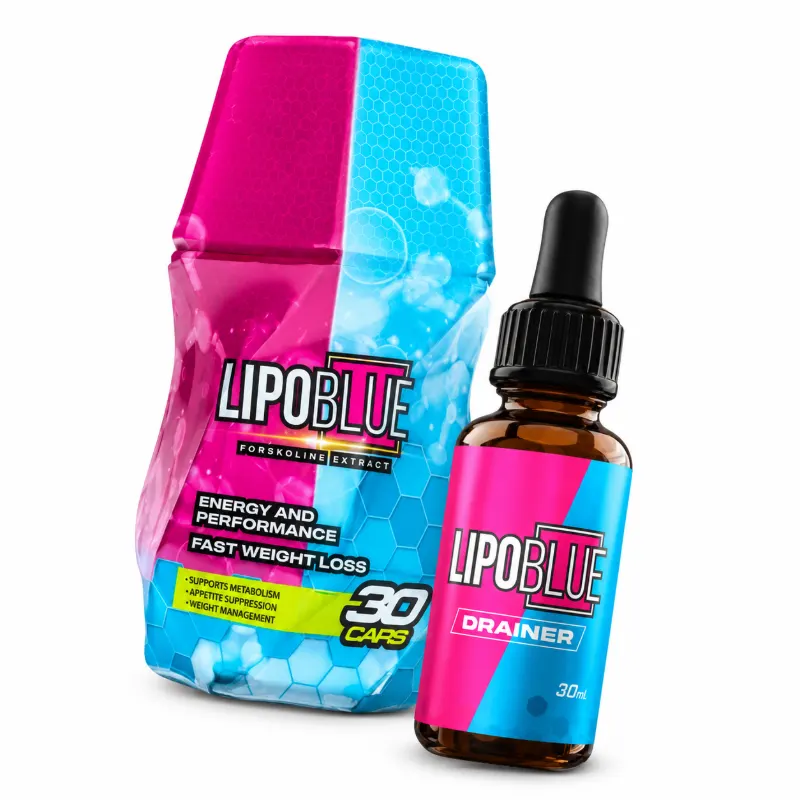 Combo Lipoblue Cápsulas + Drenador en gotas