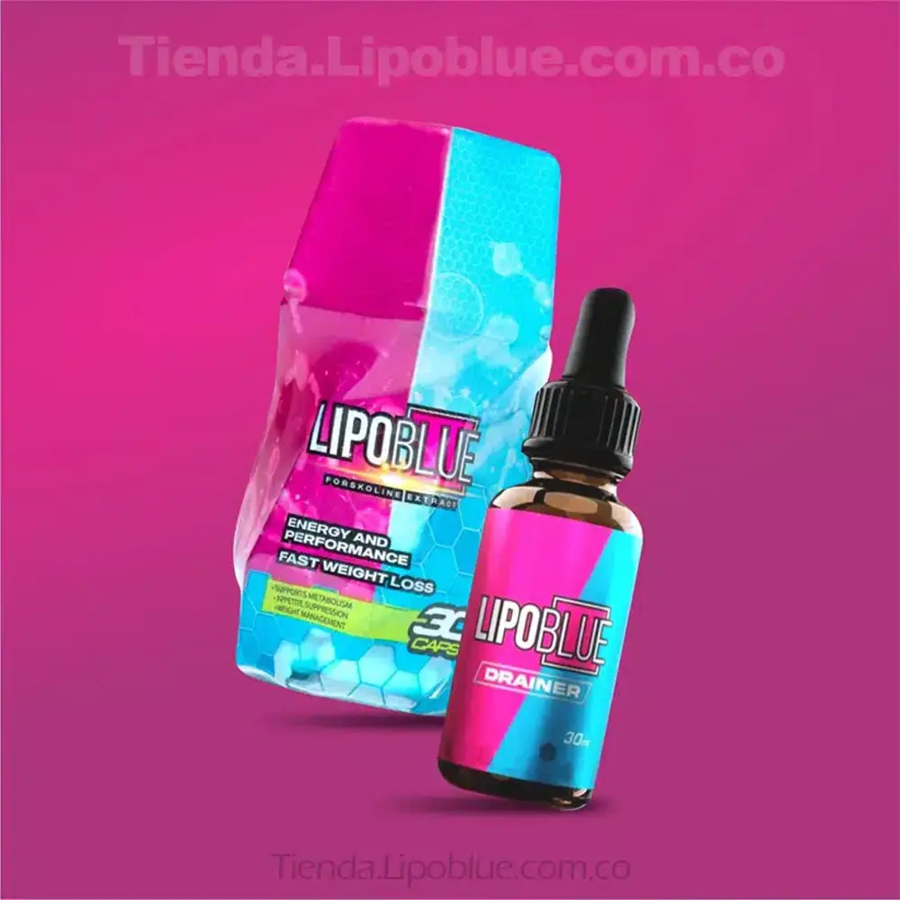 Combo Lipoblue Cápsulas + Drenador en gotas