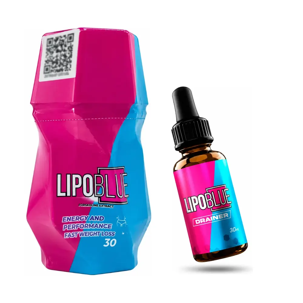 Combo Lipoblue Cápsulas + Drenador en gotas