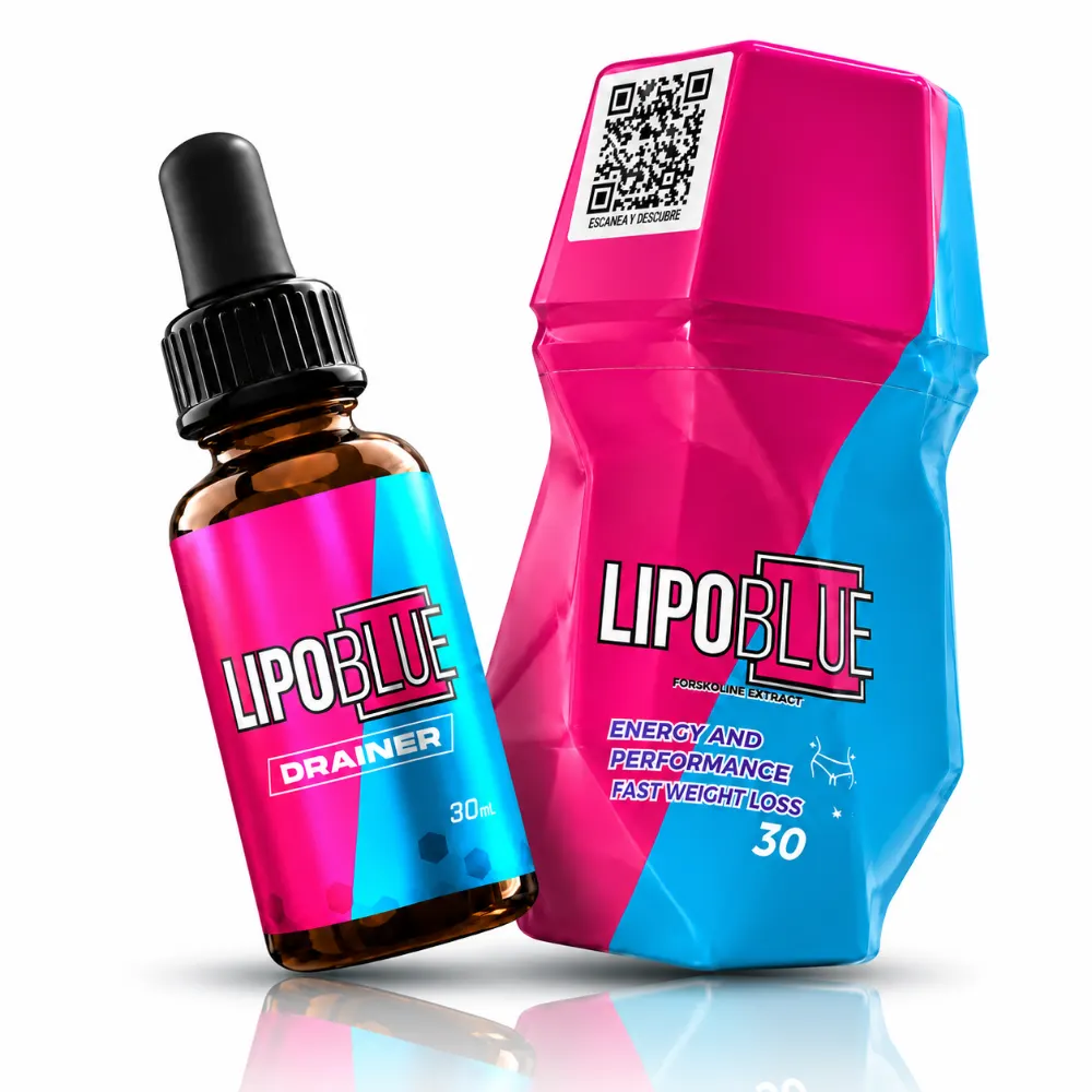 Combo Lipoblue Cápsulas + Drenador en gotas