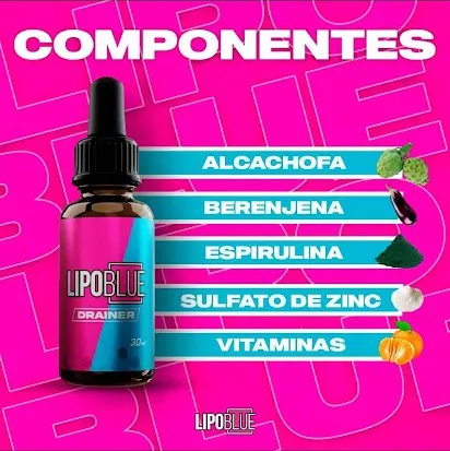 Lipoblue Drainer en gotas 30 ml — imagen 3