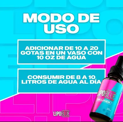 Lipoblue Drainer en gotas 30 ml — imagen 2