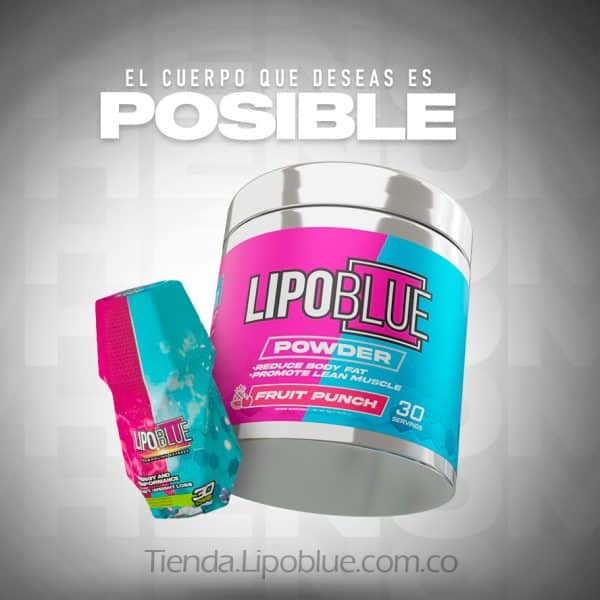 Combo Lipoblue Pre -entreno + Capsulas Lipoblue - Imagen 3